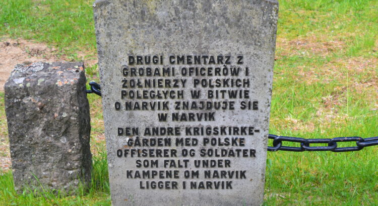 historia, Narvik, cmentarz, grób, żołnierze, wojna, Polska,